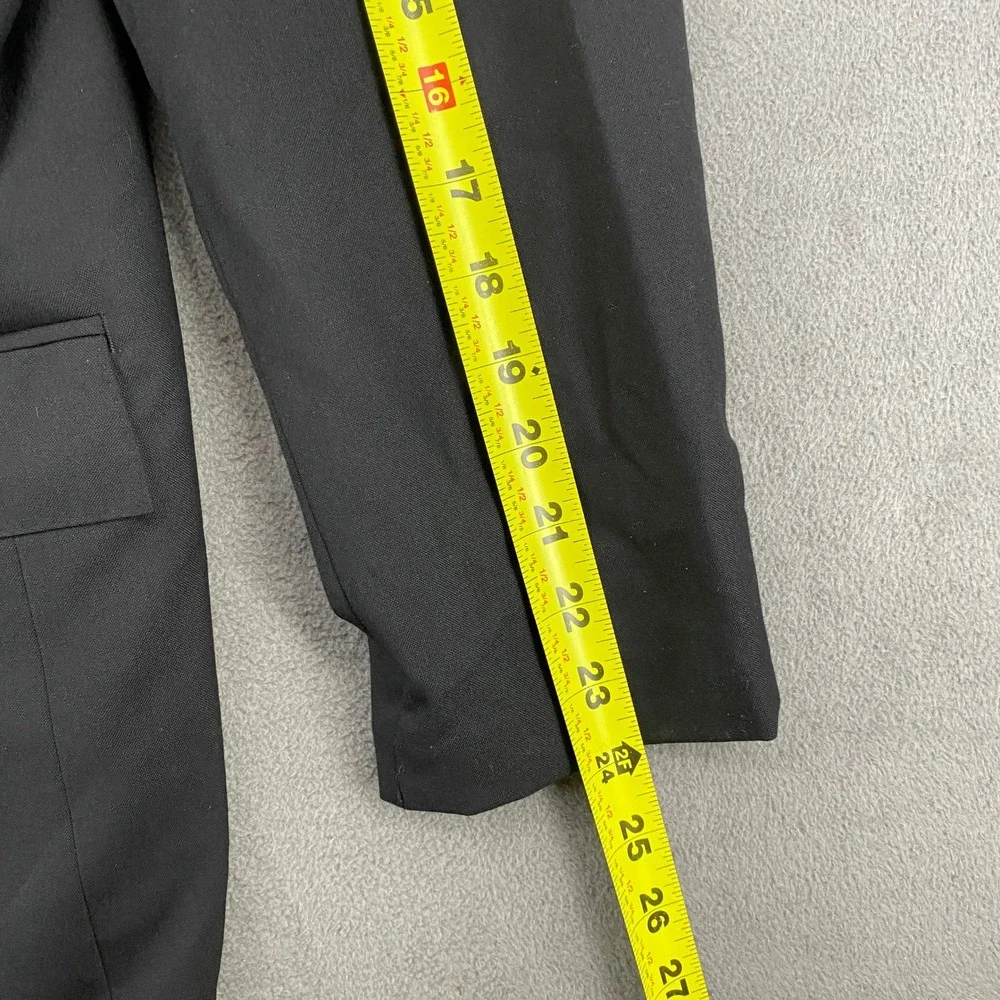 J.Crew Ludlow Jacket Mens 39R Black Italian Wool 2-Button Blazer 21351